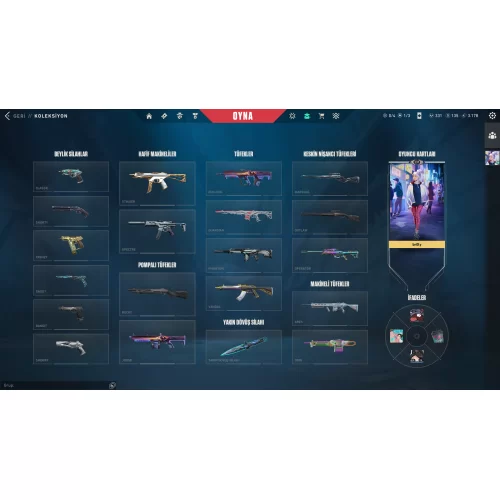  Valorant 2022den beri kullandığım plat hesap